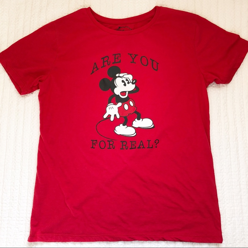 Disney // Mickey graphic tee for real size xl